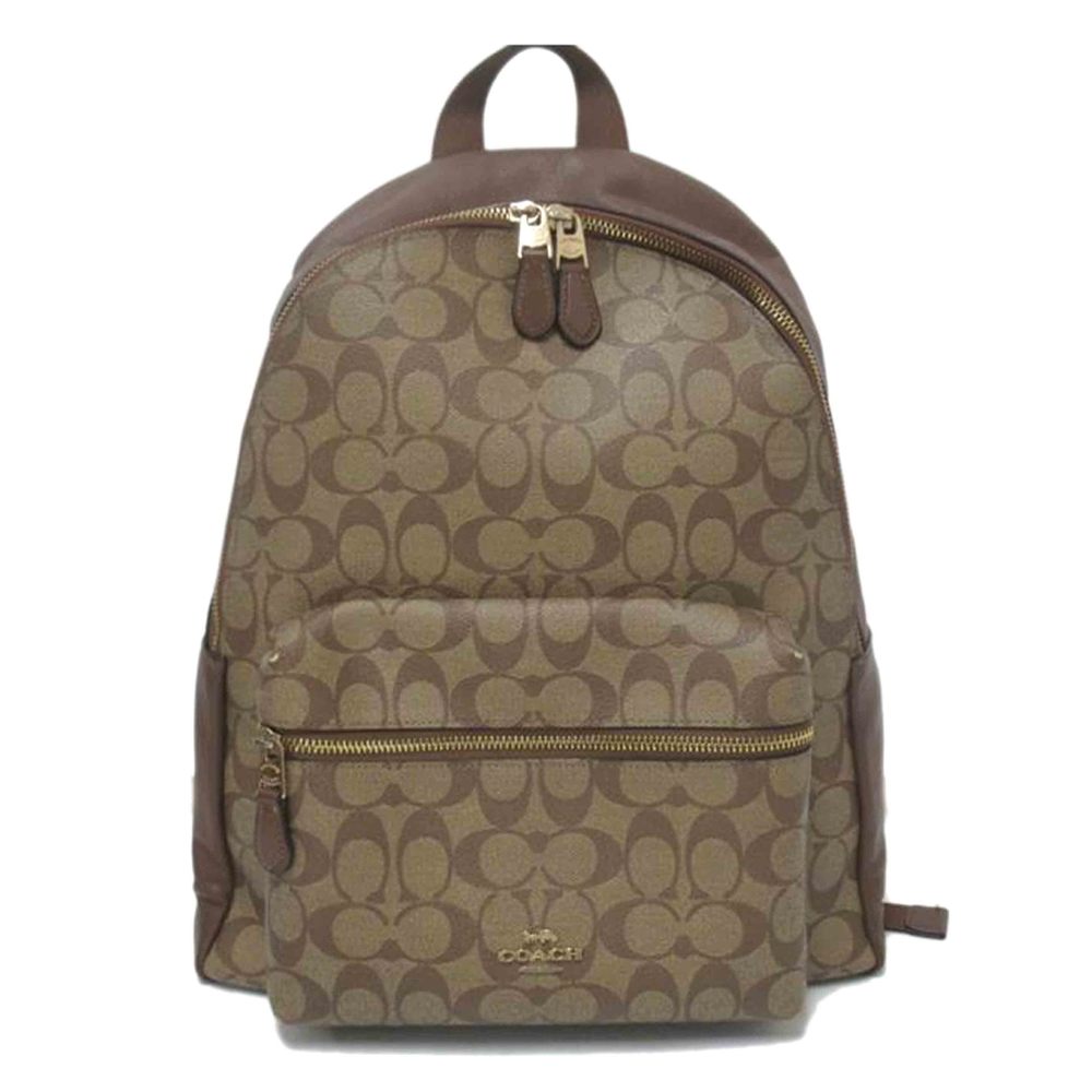 Coach Rucksack Signature Leather Bag